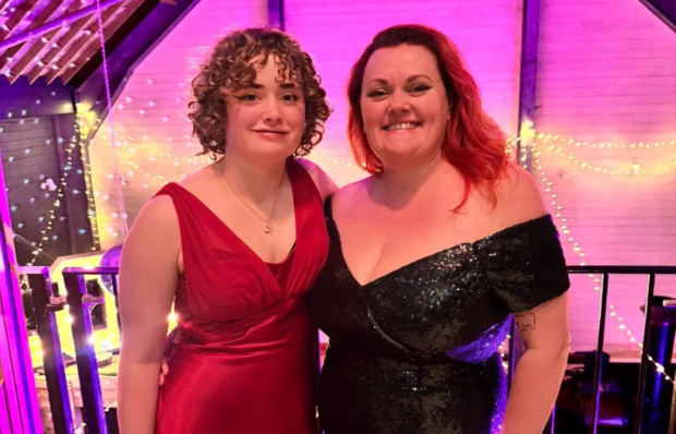 Picture of two people at Little Something Ball