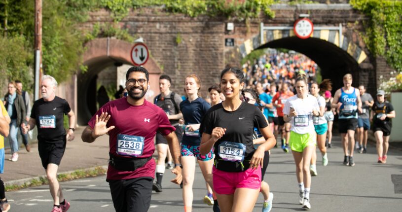 People running at the Great West Run
